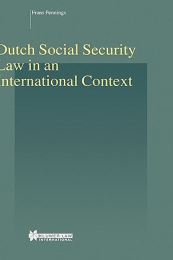 dutch social security law in an international context