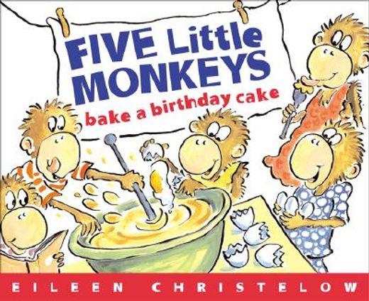 five little monkeys bake a birthday cake (in English)