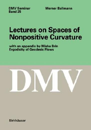 lectures on spaces of nonpositive curvature (en Inglés)