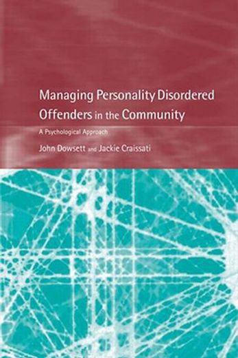 managing personality disordered offenders in the community