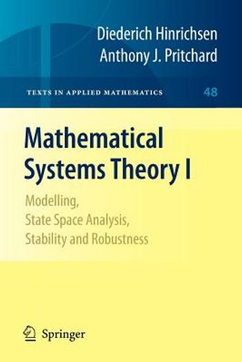 mathematical systems theory i,modelling, state space analysis, stability and robustness