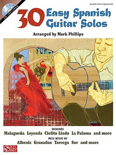 30 easy spanish guitar solos,guitar with tablature