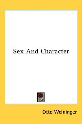 sex and character