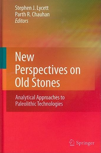 new perspectives on old stones,analytical approaches to paleolithic technologies