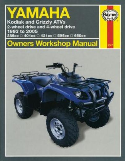 yamaha kodiak & grizzly atvs 1993 to 2005,2-wheel drive and 4-wheel drive