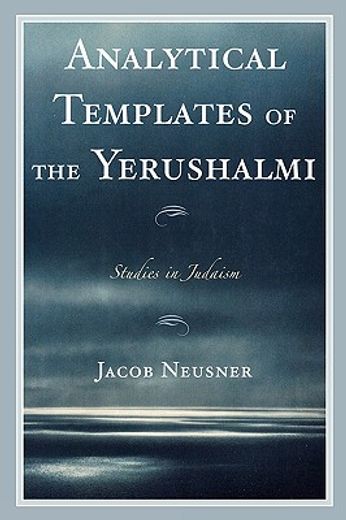 analytical templates of the yerushalmi