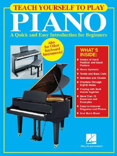 teach yourself to play piano (en Inglés)