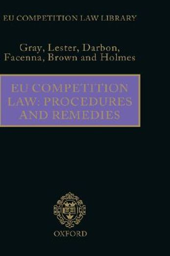 eu competition law,procedures and remedies