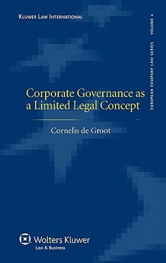 corporate governance as a limited legal concept