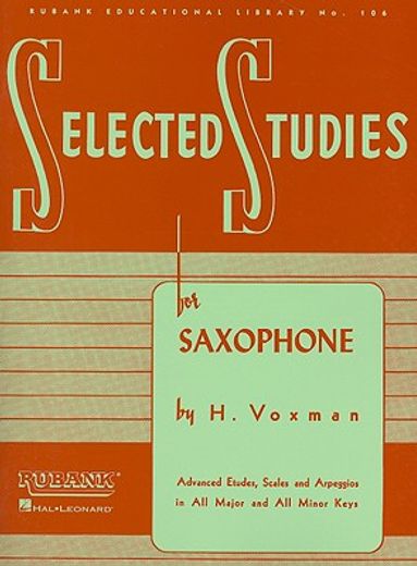 Selected Studies: For Saxophone (in English)