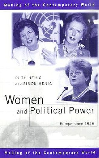 women and political power,europe since 1945