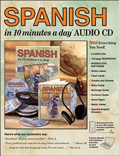 spanish in 10 minutes a day (en Inglés)