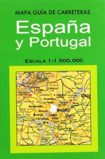 Mapa guía de carreteras España y Portugal