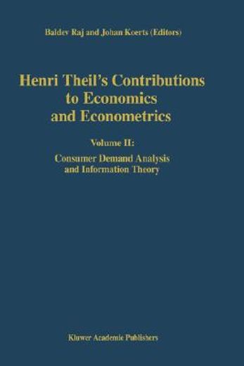 henri theil"s contributions to economics and econometrics (en Inglés)