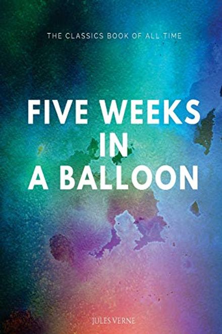 portada Five Weeks in a Balloon (en Inglés)