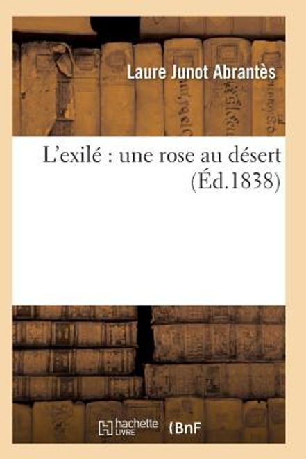 portada L'Exilé Une Rose Au Désert (en Francés)
