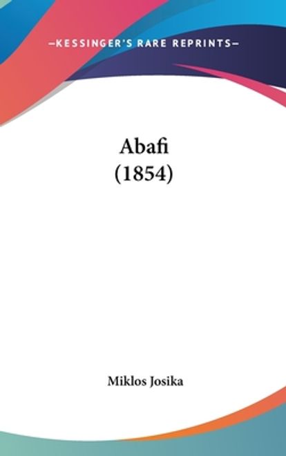 portada Abafi (1854) (en Húngaro)