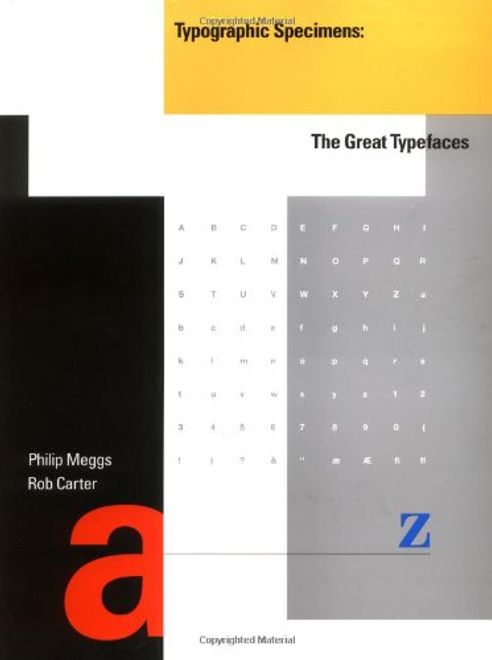 portada Typographic Specimens: The Great Typefaces (en Inglés)