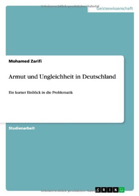 Armut und Ungleichheit in Deutschland portada Armut und Ungleichheit in Deutschland