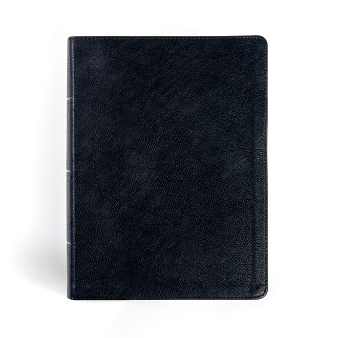 CSB Study Bible, Large Print, Digital Study Edition, Black LeatherTouch, Indexed (en Inglés) portada CSB Study Bible, Large Print, Digital Study Edition, Black LeatherTouch, Indexed (en Inglés)