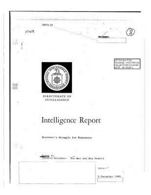 portada Brezhnev's Struggle for Dominance (en Inglés)
