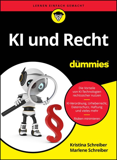 KI und Recht für Dummies (en Alemán) portada KI und Recht für Dummies (en Alemán)