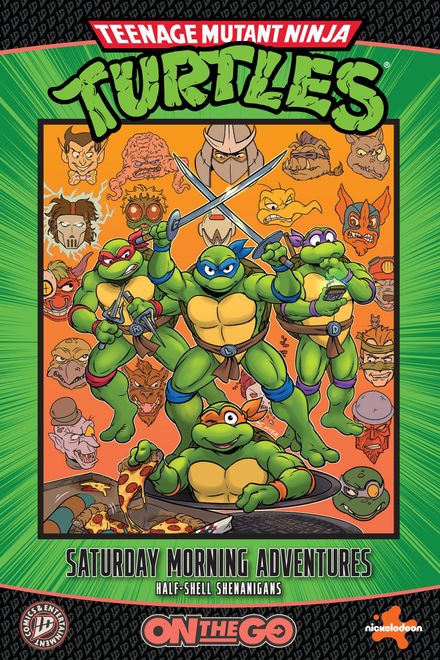 portada  Teenage Mutant Ninja Turtles: Saturday Morning Adventures--On The Go: Half-Shell Shenanigans (en Inglés)