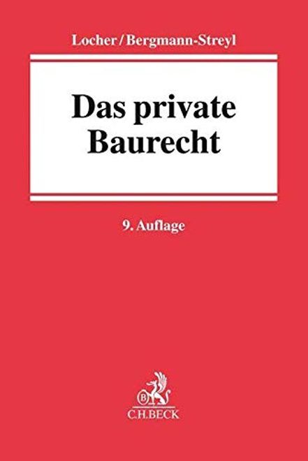 Das Private Baurecht (en Alemán) portada Das Private Baurecht (en Alemán)