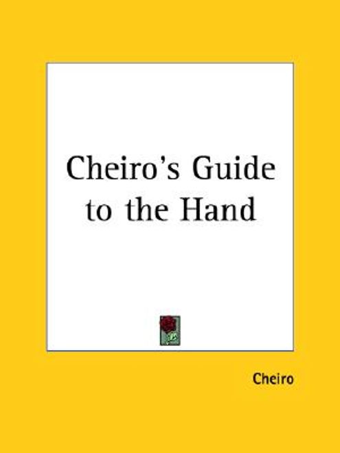 portada cheiro's guide to the hand (en Inglés)