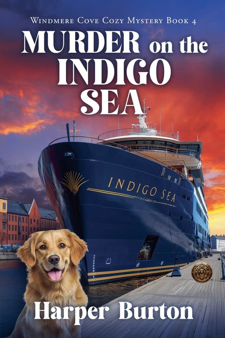 portada Murder on the Indigo Sea (en Inglés)