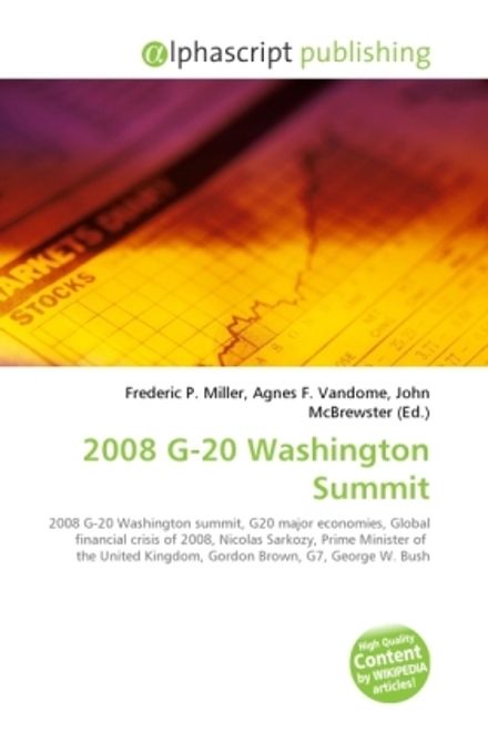 portada 2008 G-20 Washington Summit (en Inglés)